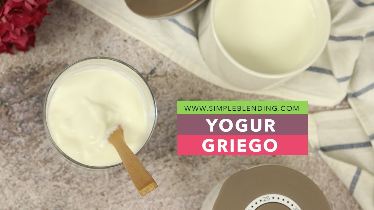 YOGUR GRIEGO CASERO | Yogur estilo griego alto en proteína | Yogurtera Luvele