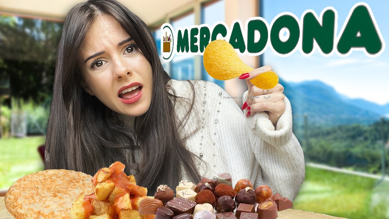 24 HORAS COMIENDO NOVEDADES DE MERCADONA 🍟