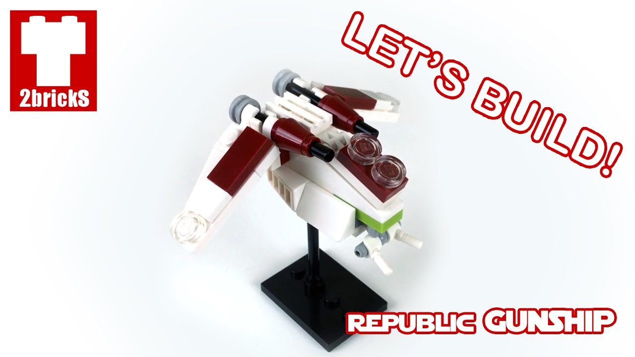 Let's Build! - LAAT Republic Gunship (Mini scale!)