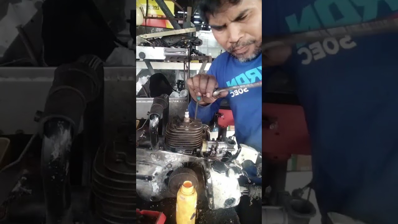 Paano hinangan ang crankcase Ng chainsaw