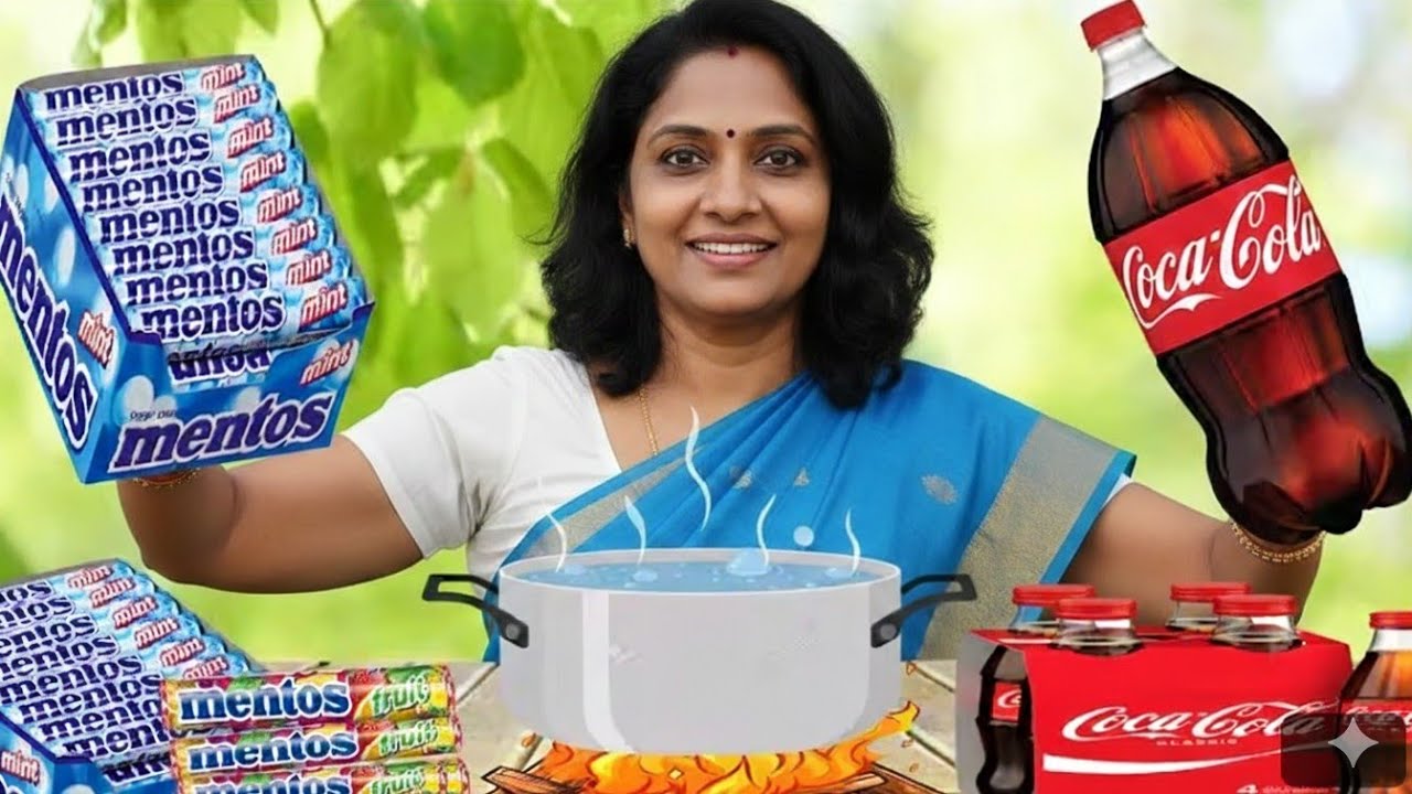 Hot Coca-Cola Vs Mentos දැම්මොත් මොකක් වෙයිද?🤔🤔