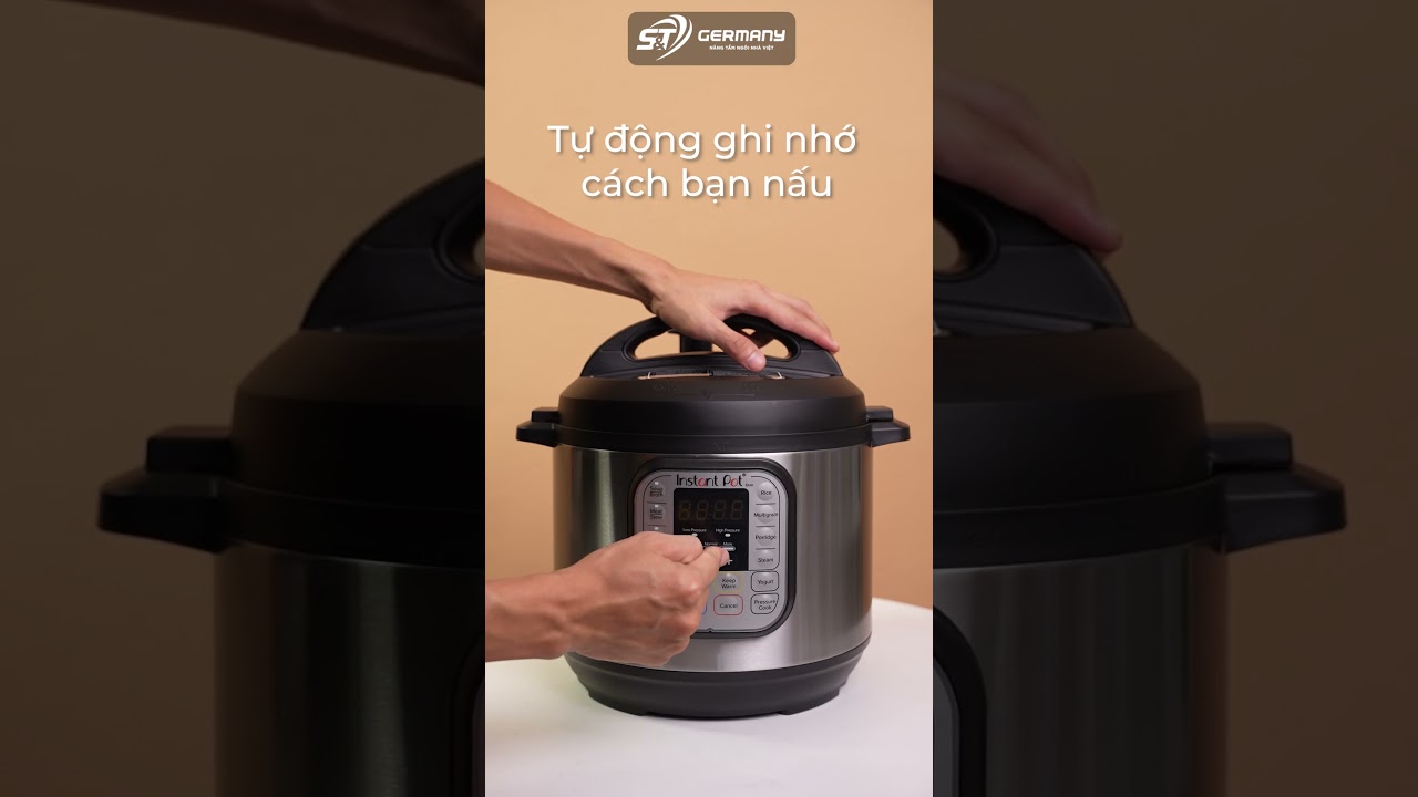 Nồi áp suất điện Instant Pot Duo 7in1 nội địa Đức - 7 tính năng trong 1 sản phẩm | Germany S&T