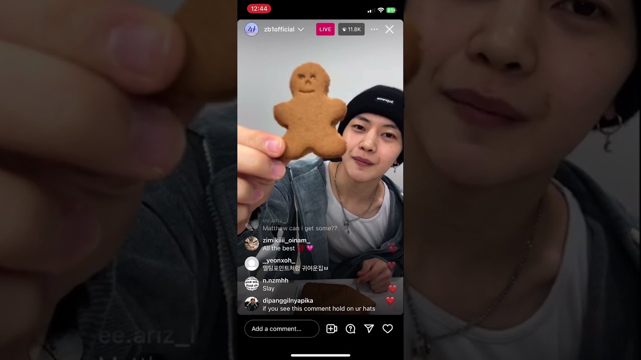 ZB1 12/7/23 INSTAGRAM LIVE
