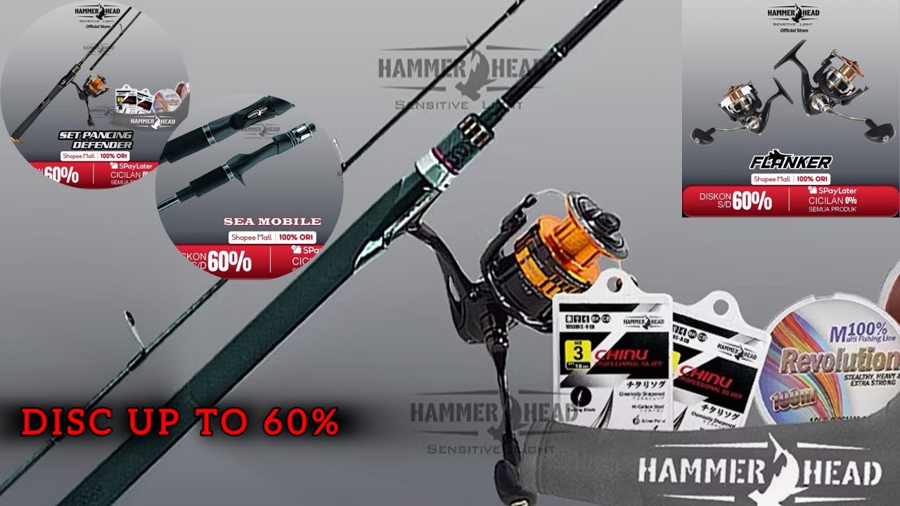 HAMMER HEAD TERRA SPINNING REEL FULL METAL BODY & ROTOR