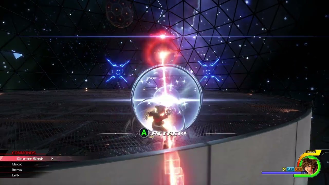 Kingdom Hearts III: Yozora Boss Fight Critical Damageless