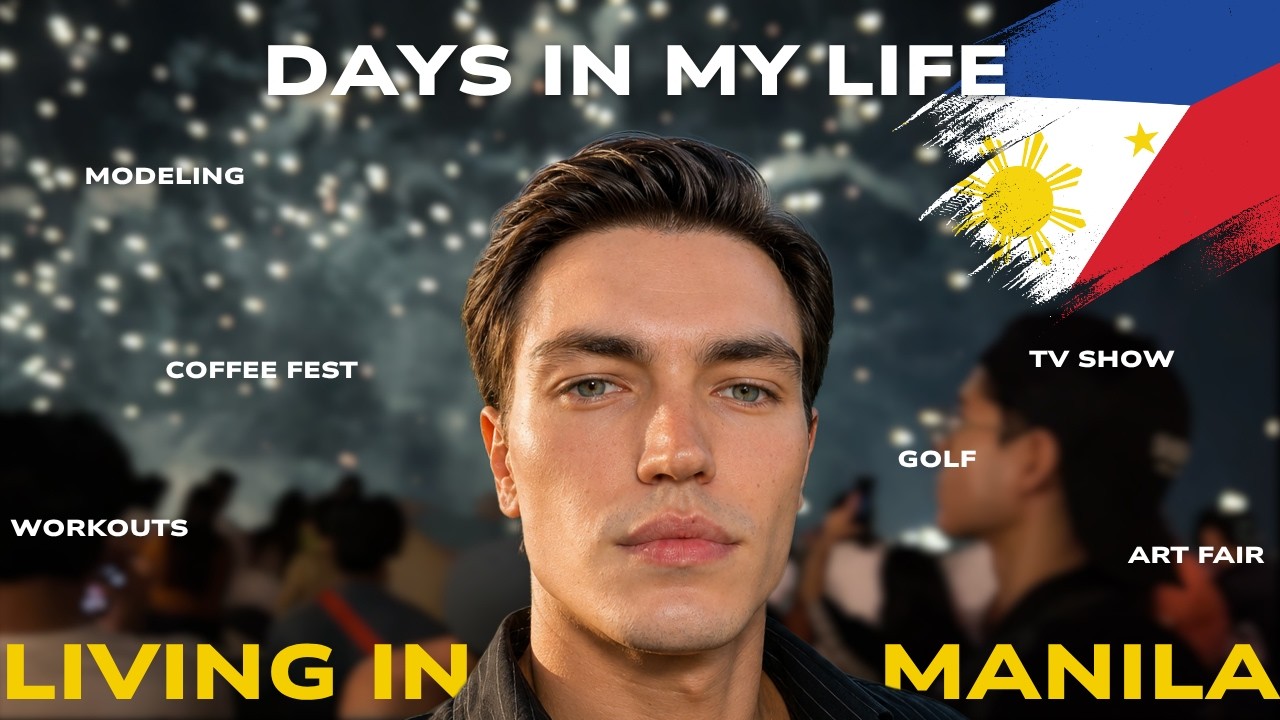 Living in Manila Vlog 1 🇵🇭 | Modeling, Workouts, Social events, TV Show, Coffee Fest and Golf