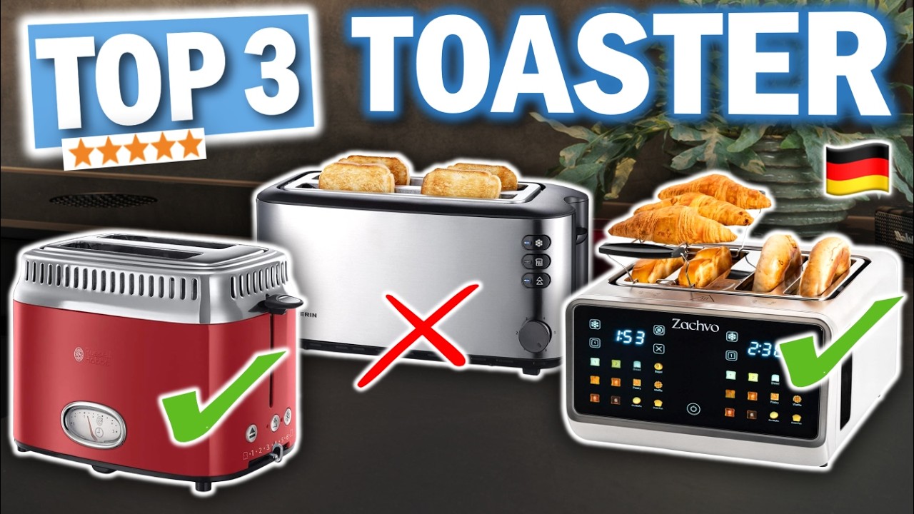 Die besten TOASTER 2026 - Welches Modell passt zu dir? | Top 3 Toaster Vergleich