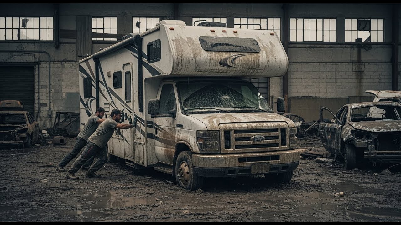 ASMR CAR RESTORATION OF A 2022 THOR QUANTUM MOTORHOME FROM TOTAL DISREPAIR TO LOOKING BRAND NEW 🚐🔧✨