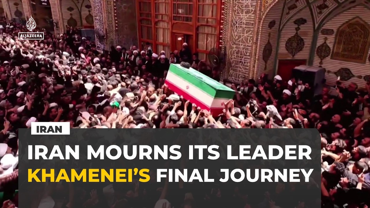 Ali Khamenei funeral: Iran bids farewell to longtime supreme leader