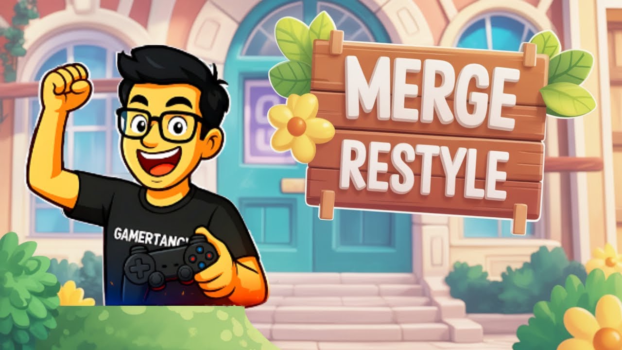 Merge Restyle 🧩✨ | Design, Merge & Restyle Beautiful Homes | Gamertancy Gameplay