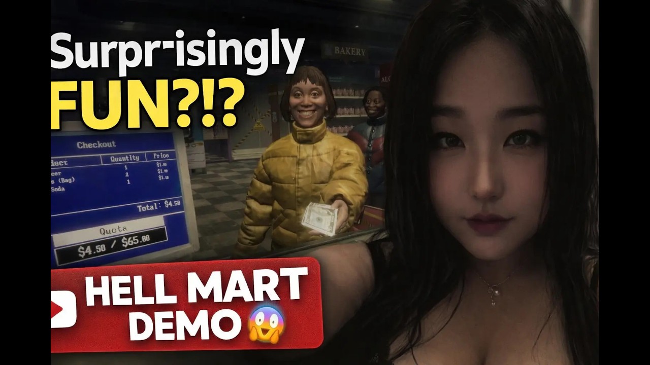HELL MART Demo… Why Is This Actually Fun?! 😳 #hellmart