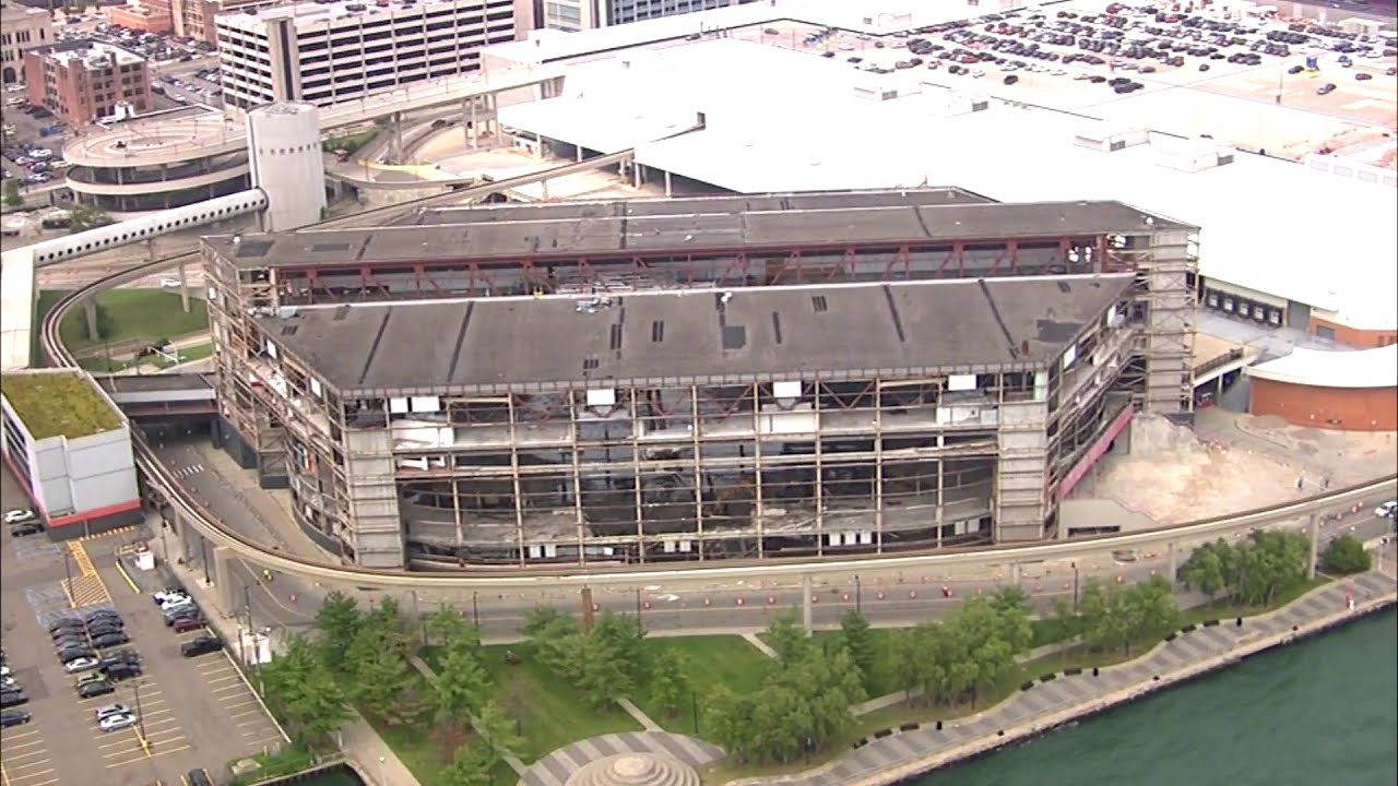 Video shows Joe Louis Arena demo on Sept. 10, 2019