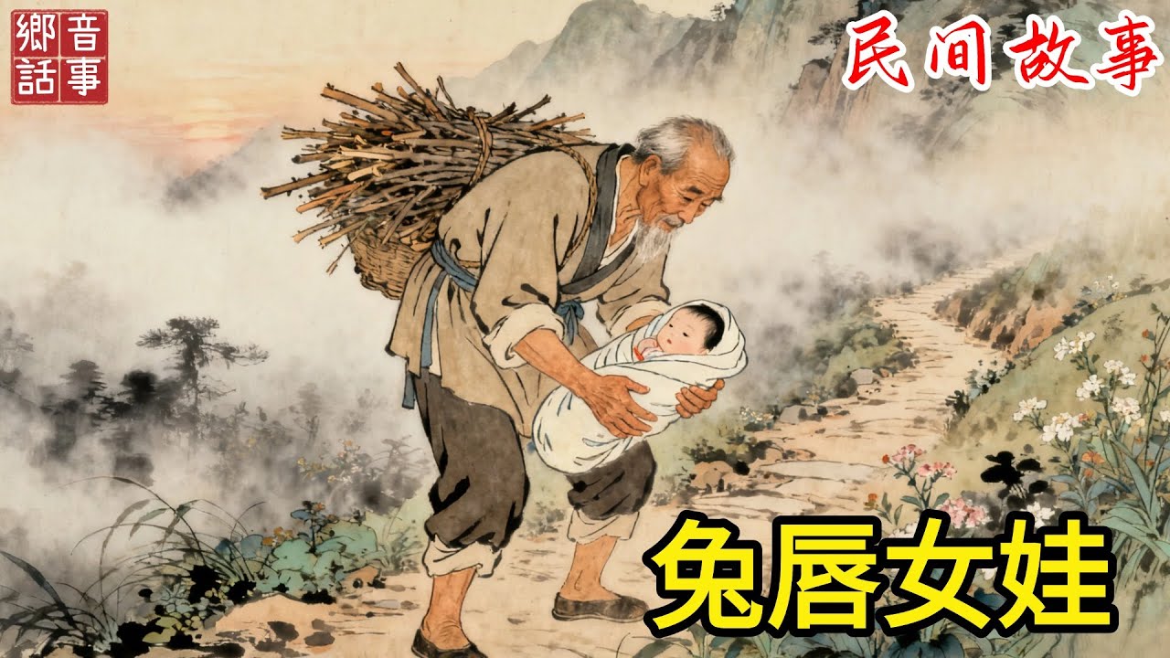 財主家生了一個兔唇女娃，被財主狠心丟棄，砍柴老漢好心收養，以上山挖藥材為生，意外發現一汪泉水，竟能讓藥材快速生長，多年後女孩成為當地最大藥材商。#故事頻道 #民間故事 #故事分享#聽書 #中國文化