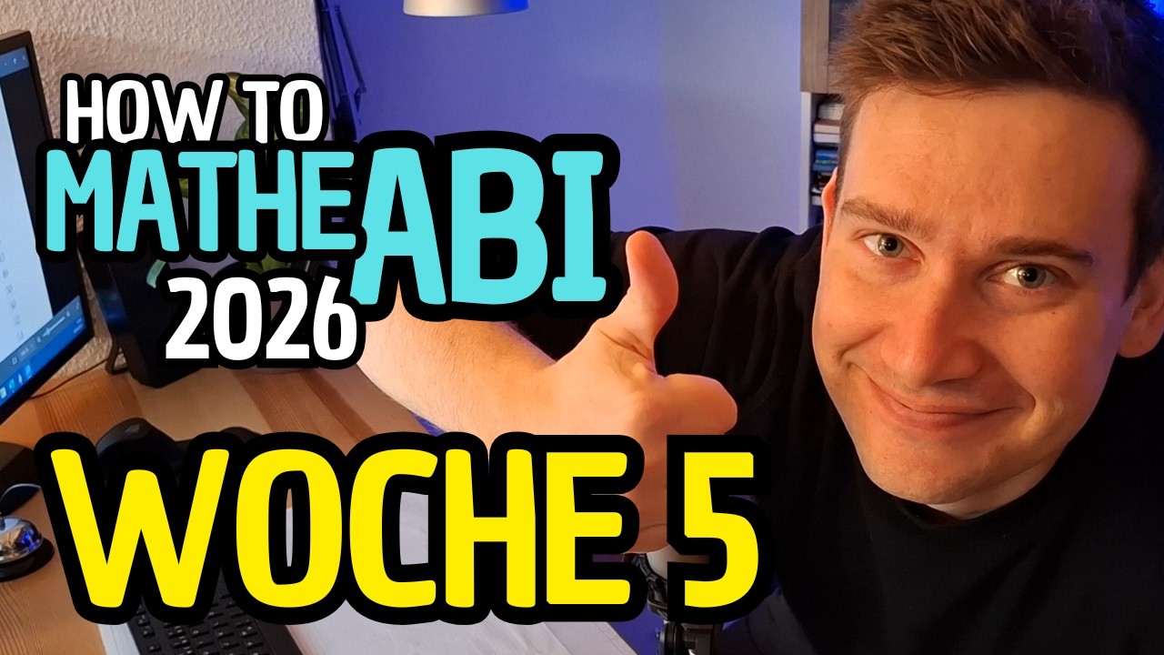 🚀🚀🚀 How to MATHE ABI 2026: Woche 5 | INTEGRALE