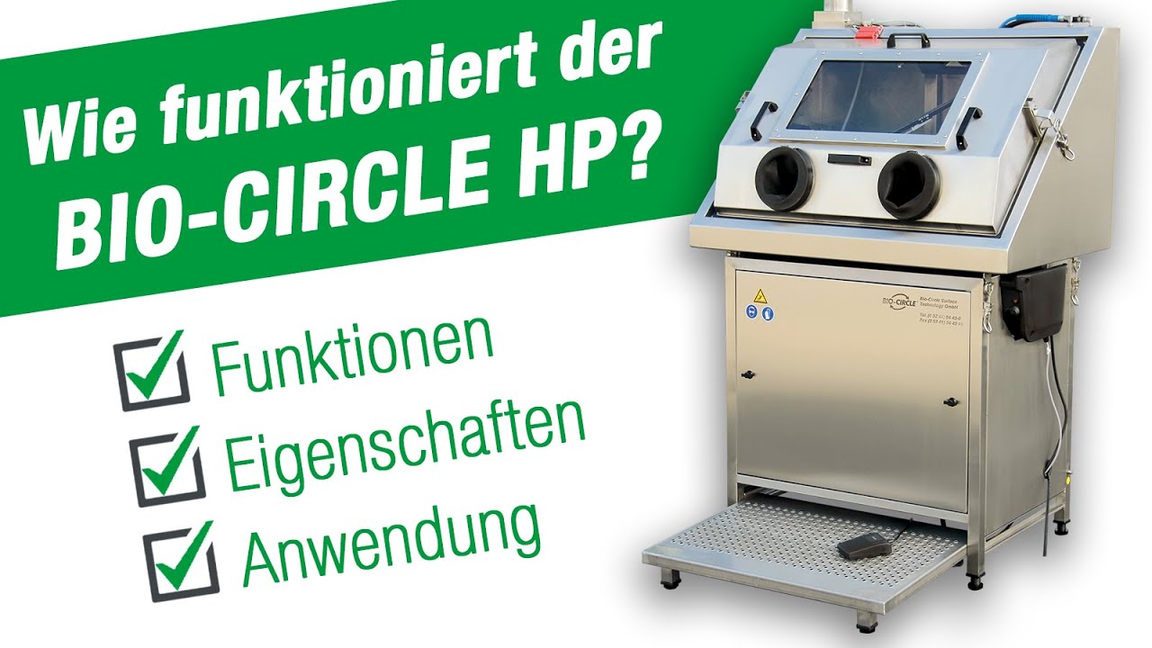 BIO-CIRCLE HP -  Hochdruck Teilereinigung ► Teilewaschgerät & Teilereiniger mit Mikroorganismen