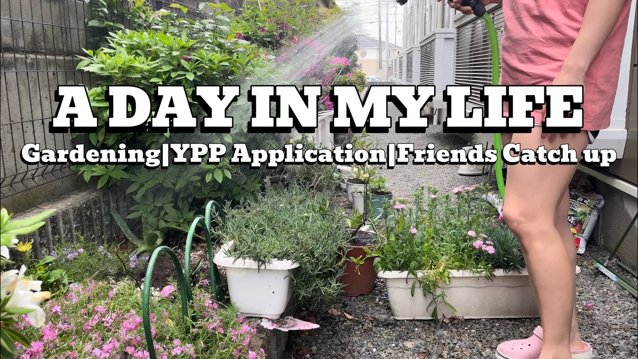 Living Alone in Japan | A Day in my Life | Gardening, YPP Application, Friends catch up