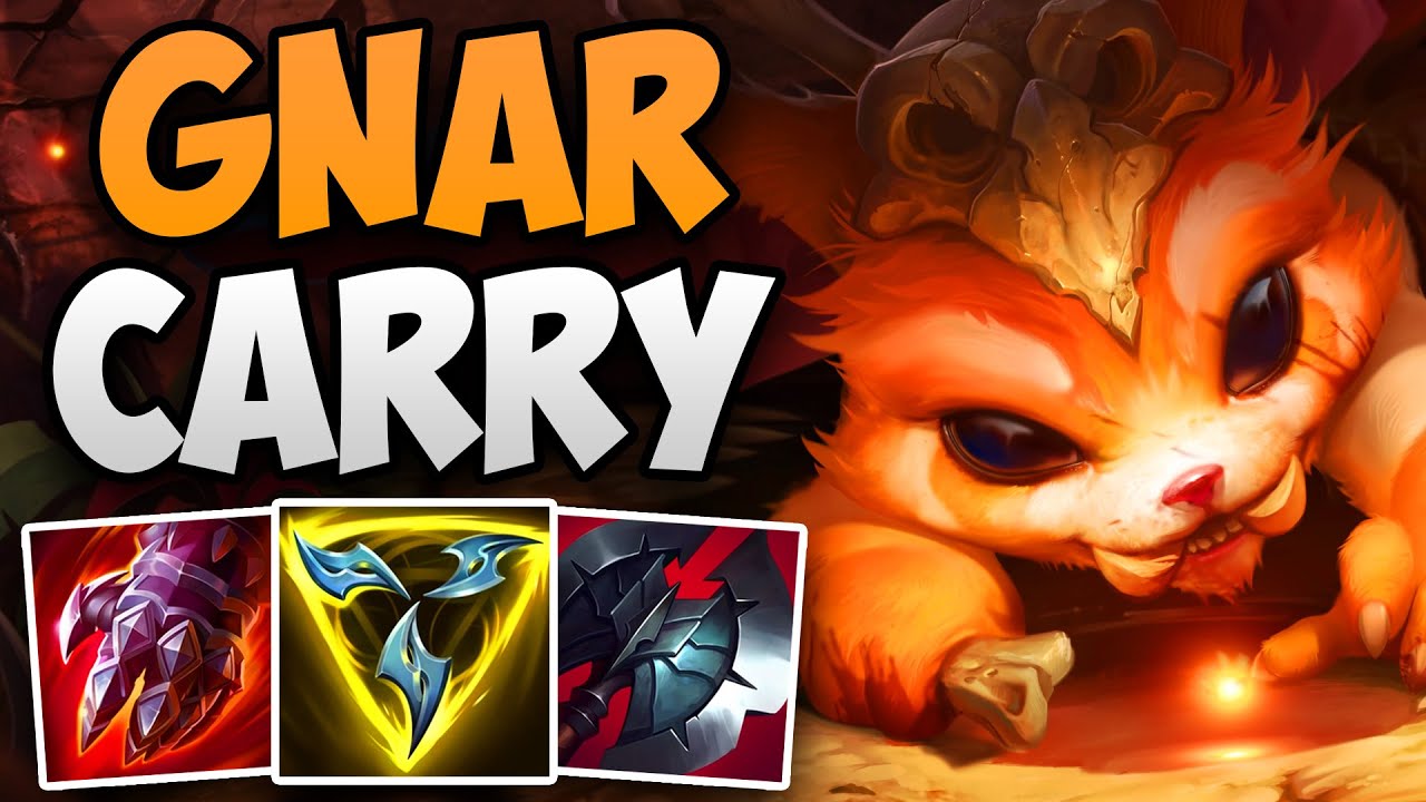 AMAZING SOLO CARRY GAMEPLAY BY A CHALLENGER GNAR! | CHALLENGER GNAR TOP GAMEPLAY | Patch 14.11 S14