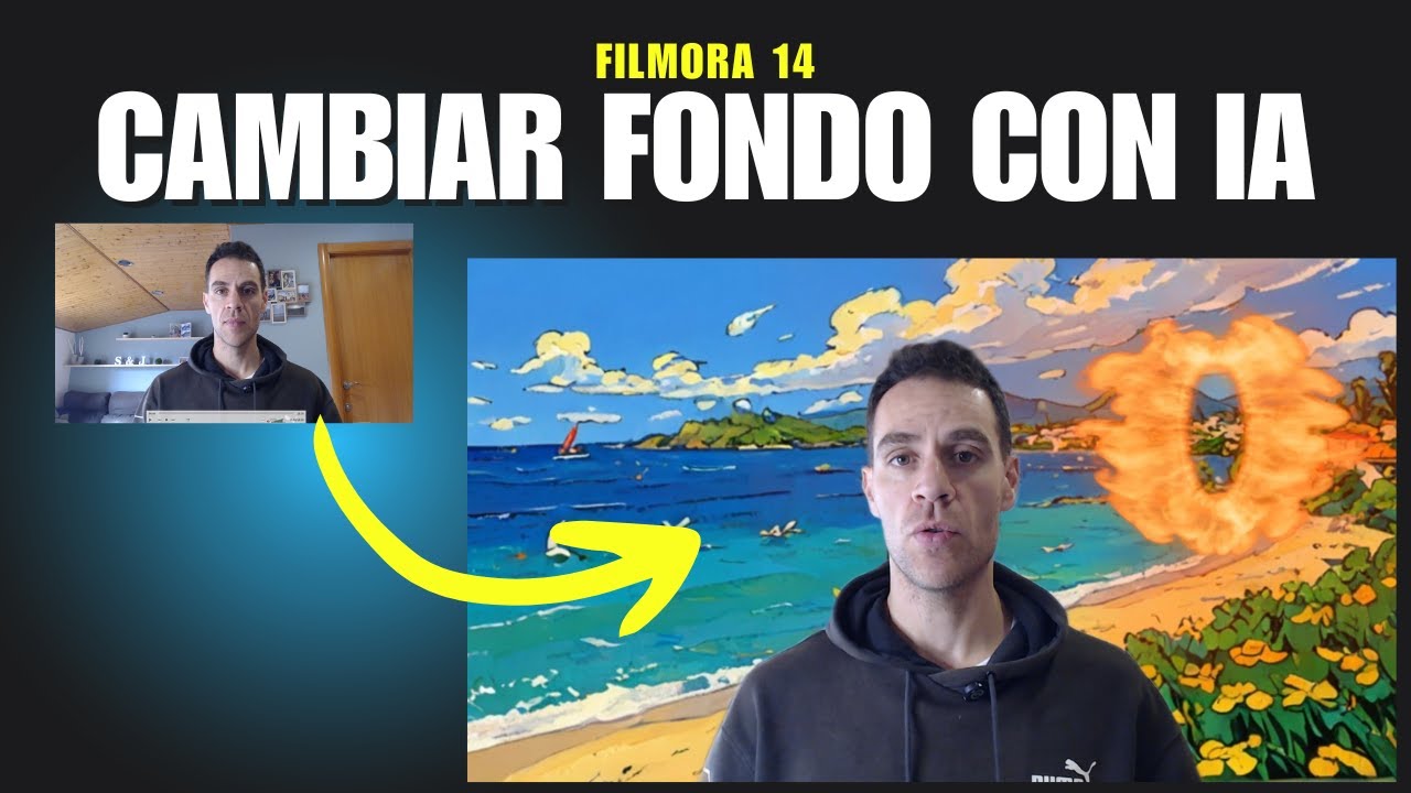 CÓMO CAMBIAR EL FONDO DE TUS VIDEOS CON IA - FILMORA 14