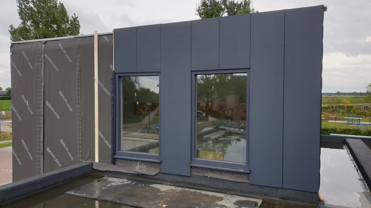 HPL / Trespa platen als gevelbekleding - Zelf Een Huis Bouwen