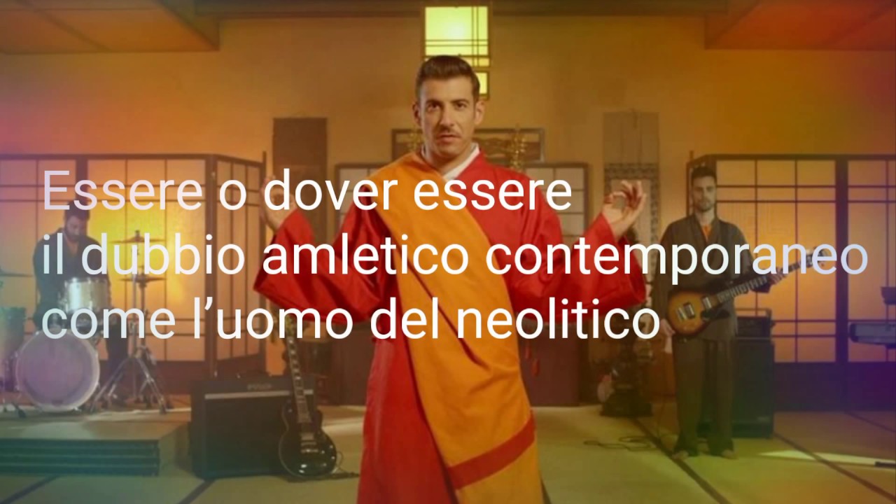 Francesco Gabbani-Occidentali's karma-Testo(lyrics)