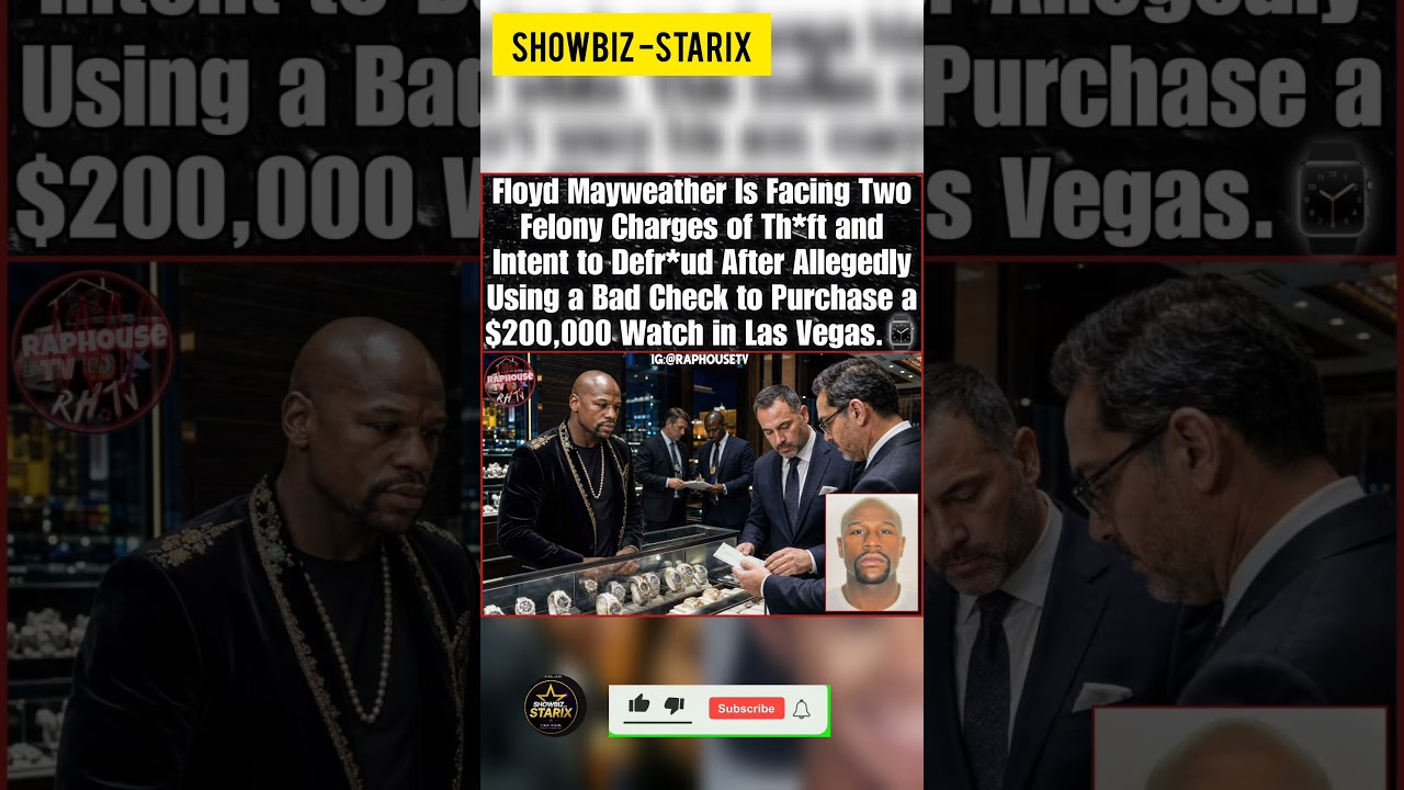 Floyd Mayweather Facing Felony Charges?! 🤯🥊 #FloydMayweather #Shorts #BreakingNews #Boxing