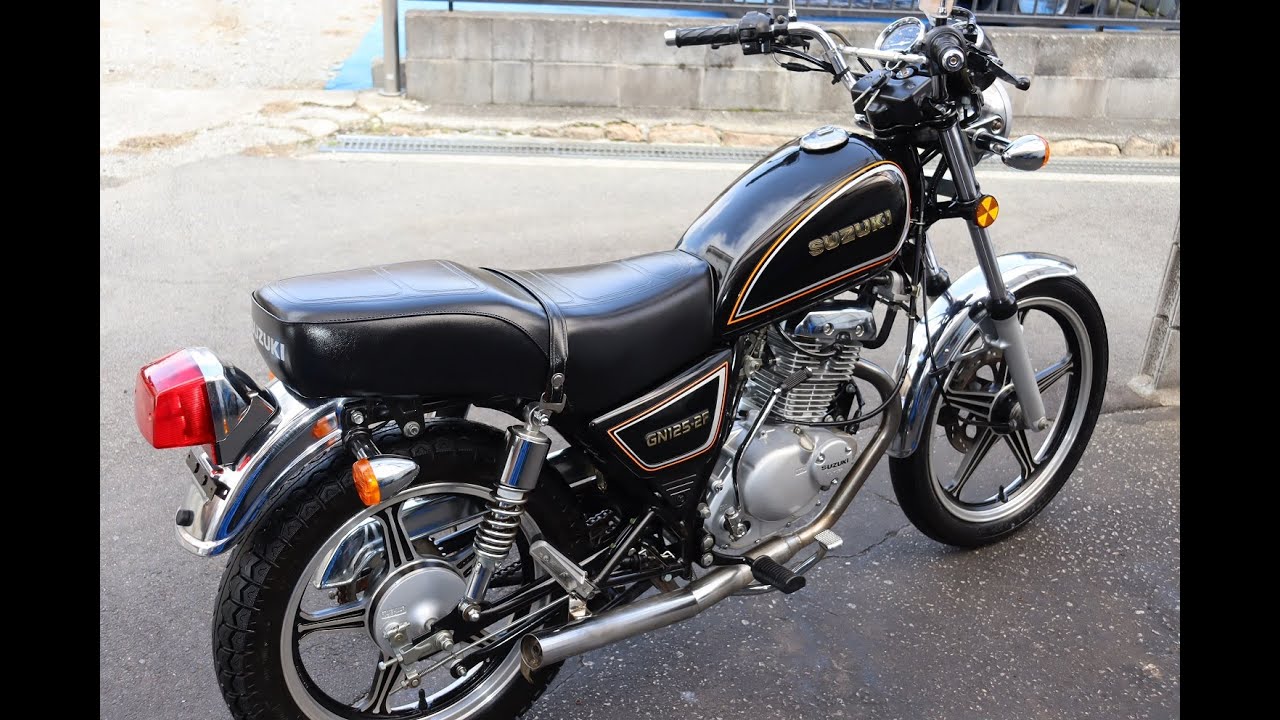 ★GN125 2F★良音♪ショート管★快調セル一発★激シブ！旧車スタイル★
