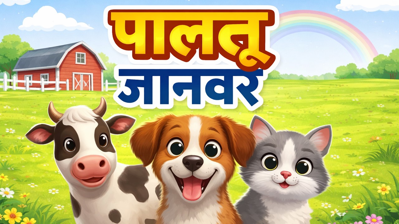 पालतू जानवरों के नाम | Kids Learning | Pet Animals Name in Hindi