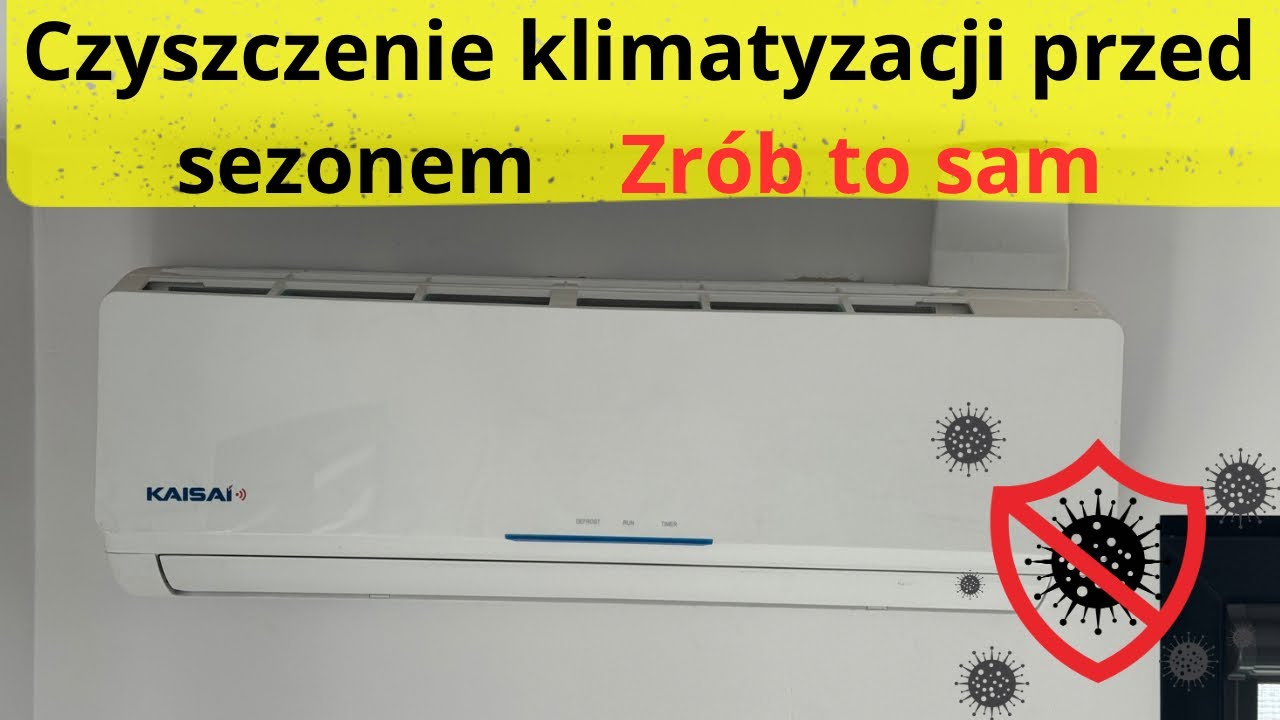 Jak wyczyścić odgrzybić klimatyzację | w 10 minut | zrób to sam!!!