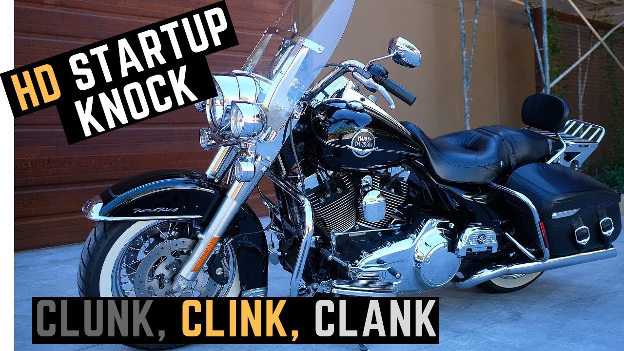 2010 Harley Davidson Road King Start Up Knock, Clunk Clank, Noisy Compensator | Python Exhaust