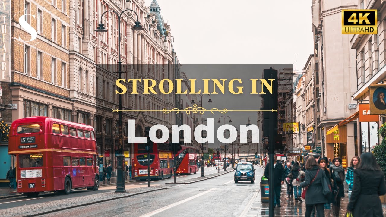 Strolling through London 4K | #london #relaxing #walkingtour  #relaxation