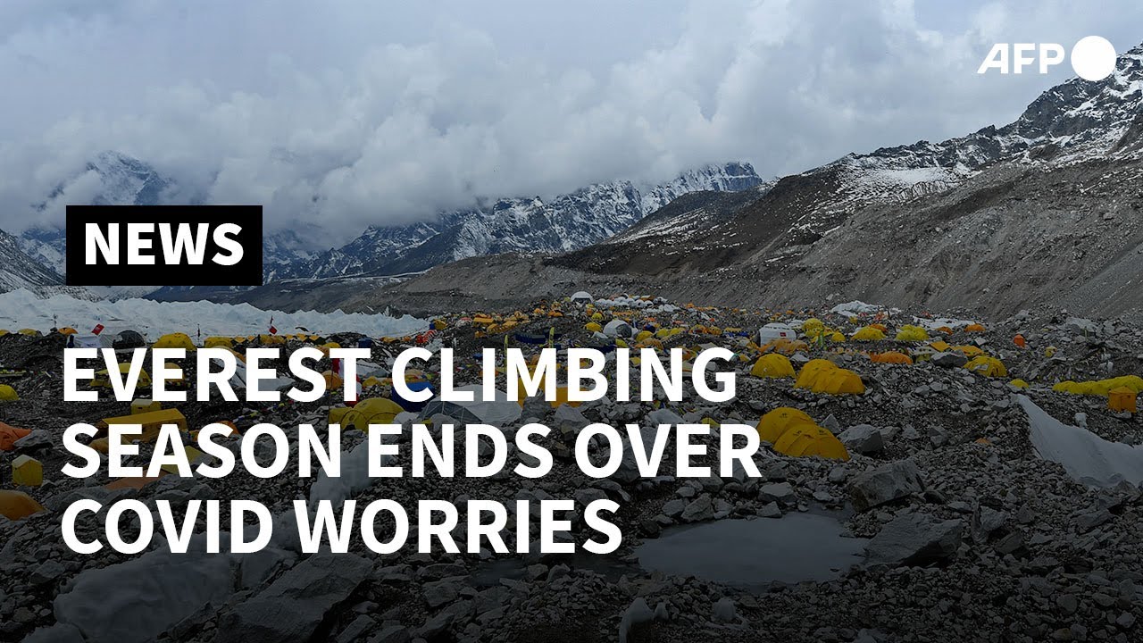 Everest climbing season coming to an end amid Base Camp virus scare | AFP