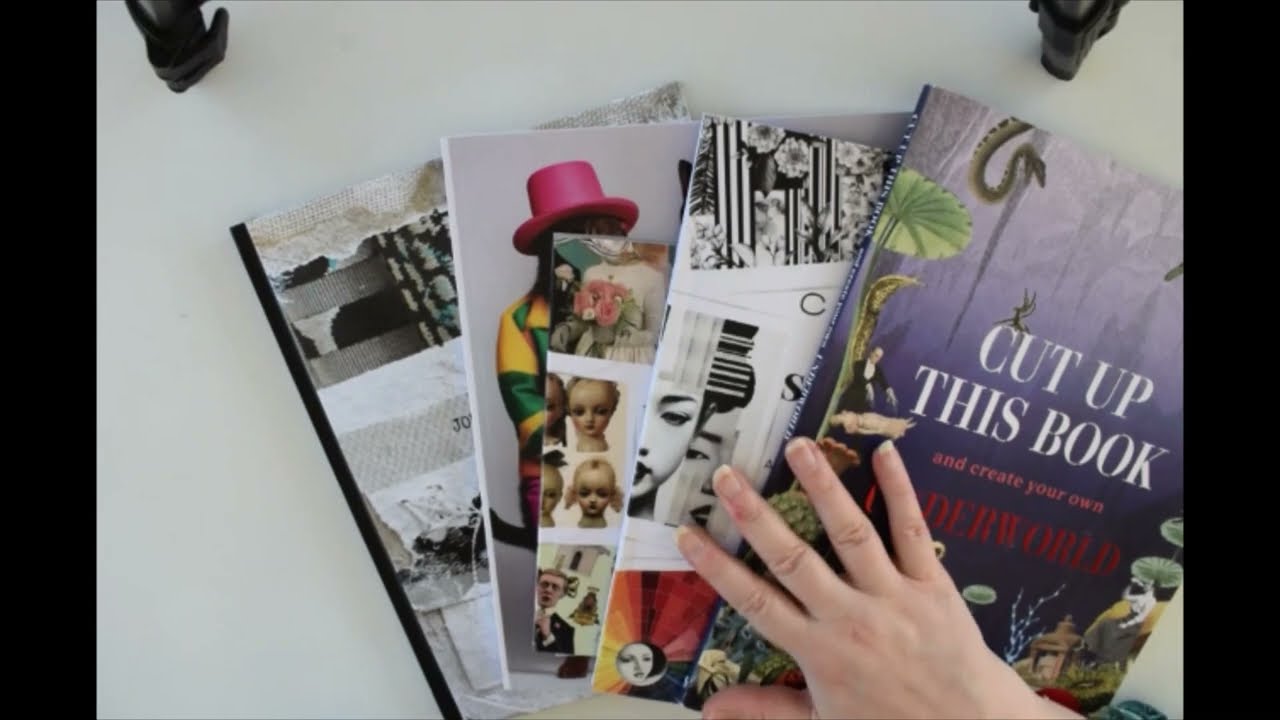 Haul livres Art Journal et découpages collages