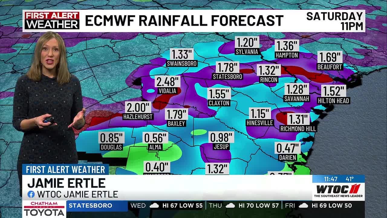 Jamie’s First Alert Weather Forecast for Tuesday 11pm, Feb. 24