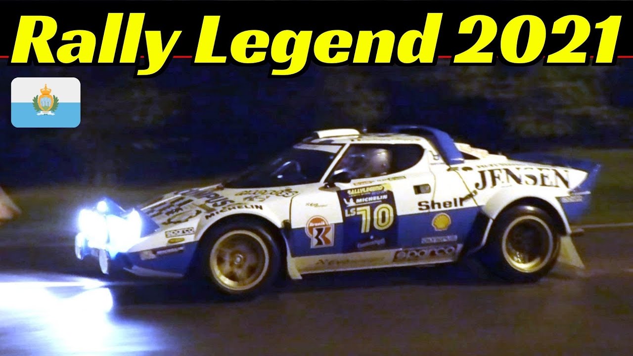Rally Legend 2021 San Marino - Day 1 - Friday Night/Venerdì Notte - P.S. San Marino - Rain & Flames!