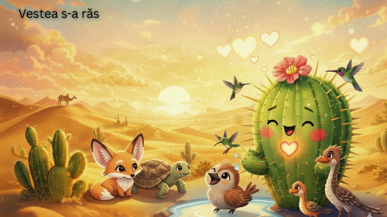 Cactusul care voia să fie îmbrățișat - Povestile Alinei