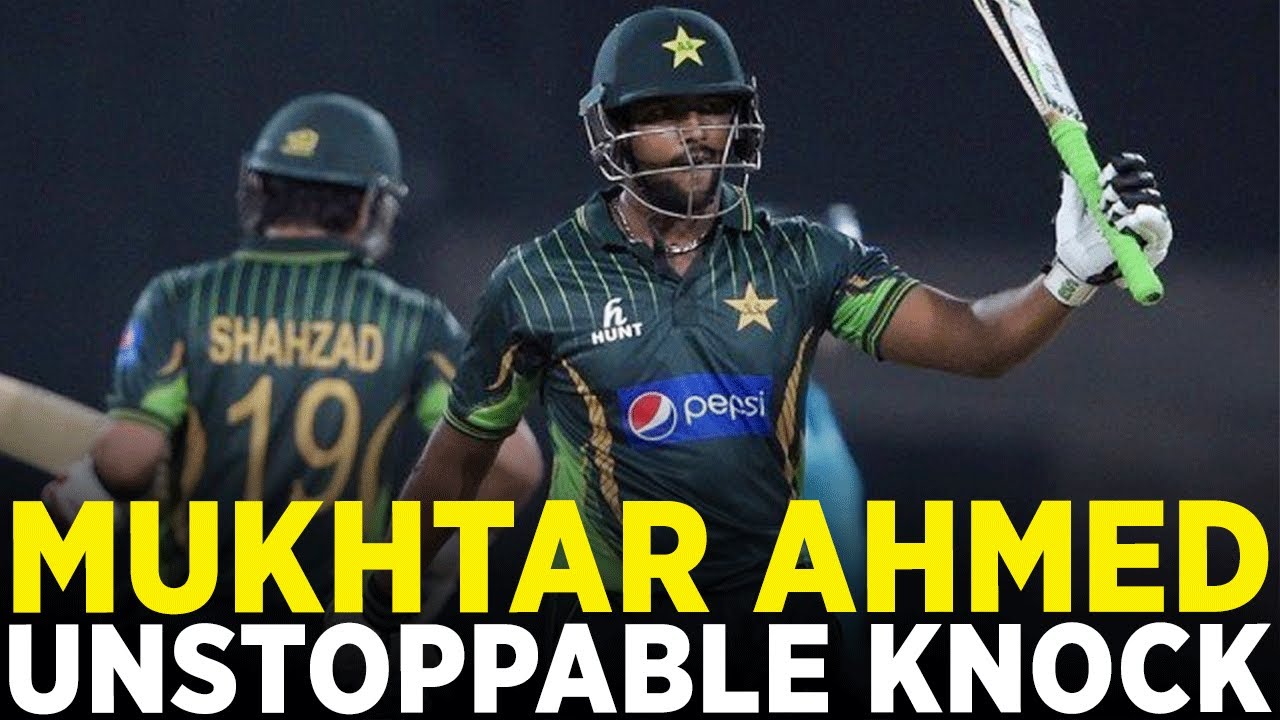 Mukhtar Ahmed Played Like Absolute Brilliant Knock | Pakistan vs Zimbabwe | T20I | PCB | M3C2A