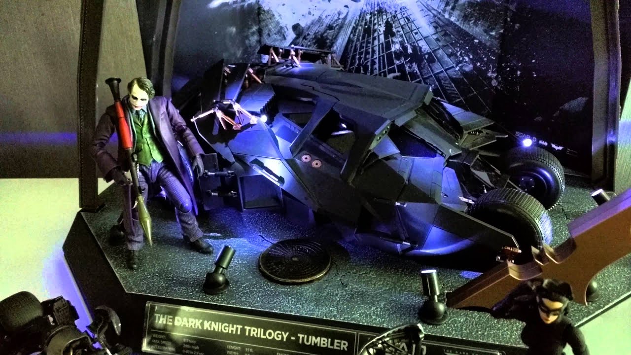 Soap Studio 1/12 RC Tumbler + Diorama with Mafex Batpod Joker & Salena