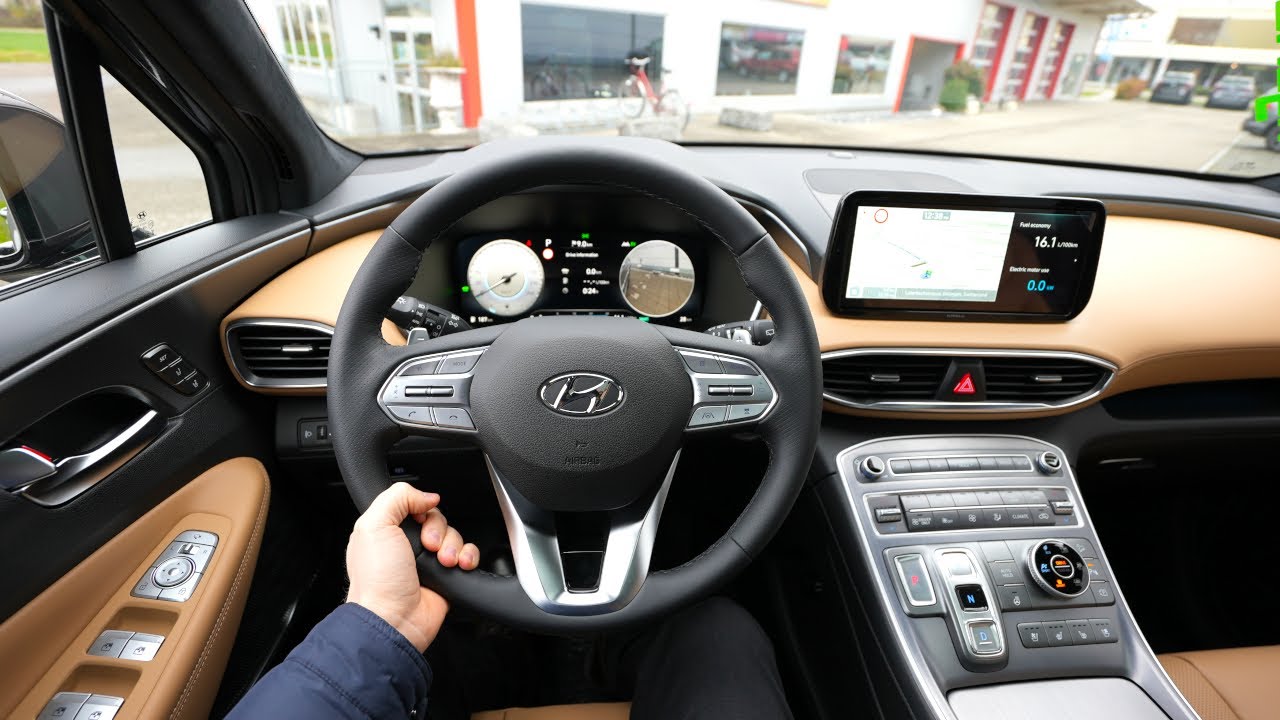 New Hyundai Santa Fe  Hybrid 2021 Test Drive Review POV