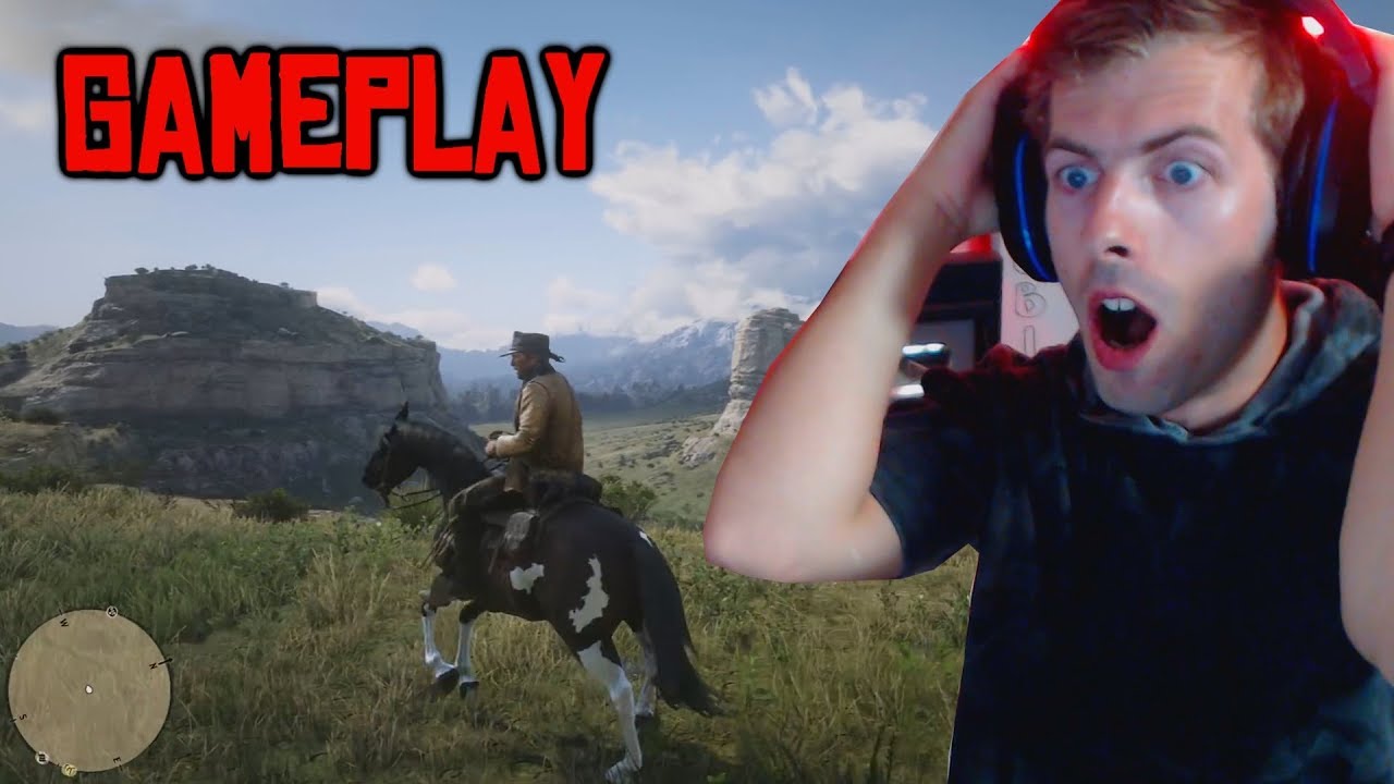 RED DEAD REDEMPTION 2 GAMEPLAY TRAILER! (Live Reaction By RobbinRams)