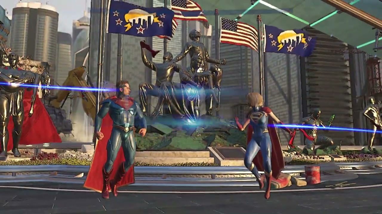 Superman vs Supergirl in Injustice 2
