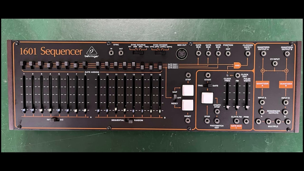 Behringer ARP 1601 Sequencer Prototype & Tascam Limited Edition Tapes