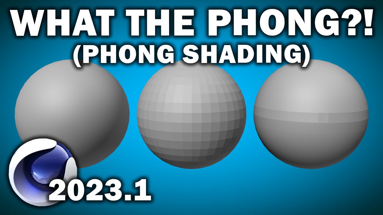 Cinema 4d 2023.1: Phong Shading