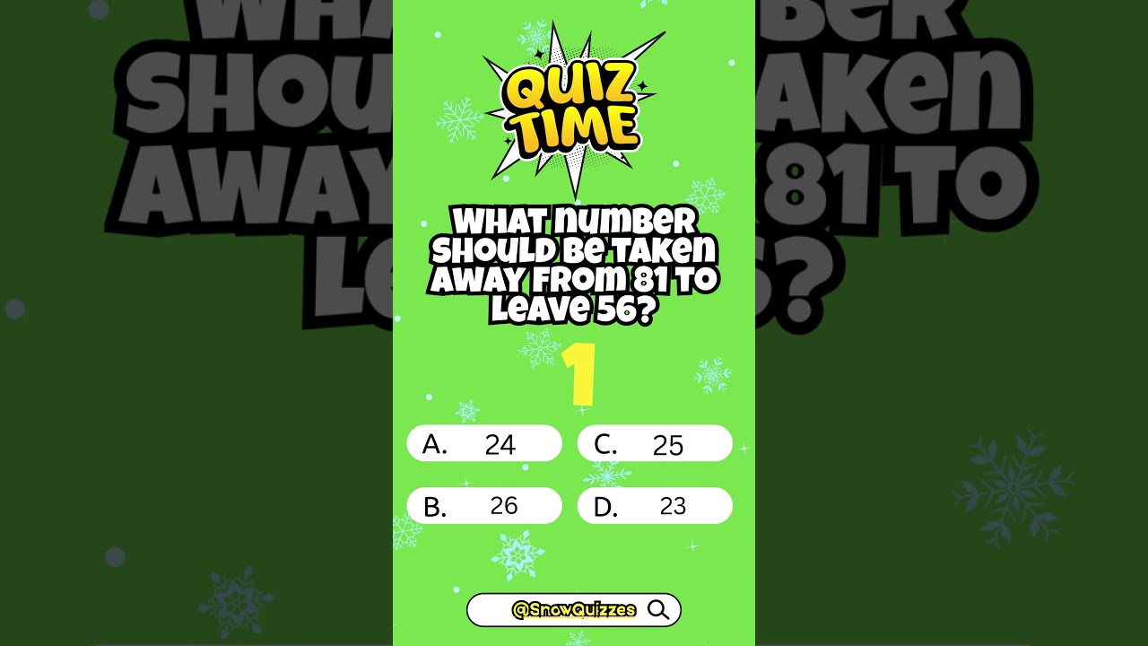 This One Confuses Everyone&hellip; Can You Solve It? 😳 #kidslearning #mathforkids #snowquizzes #ytshorts