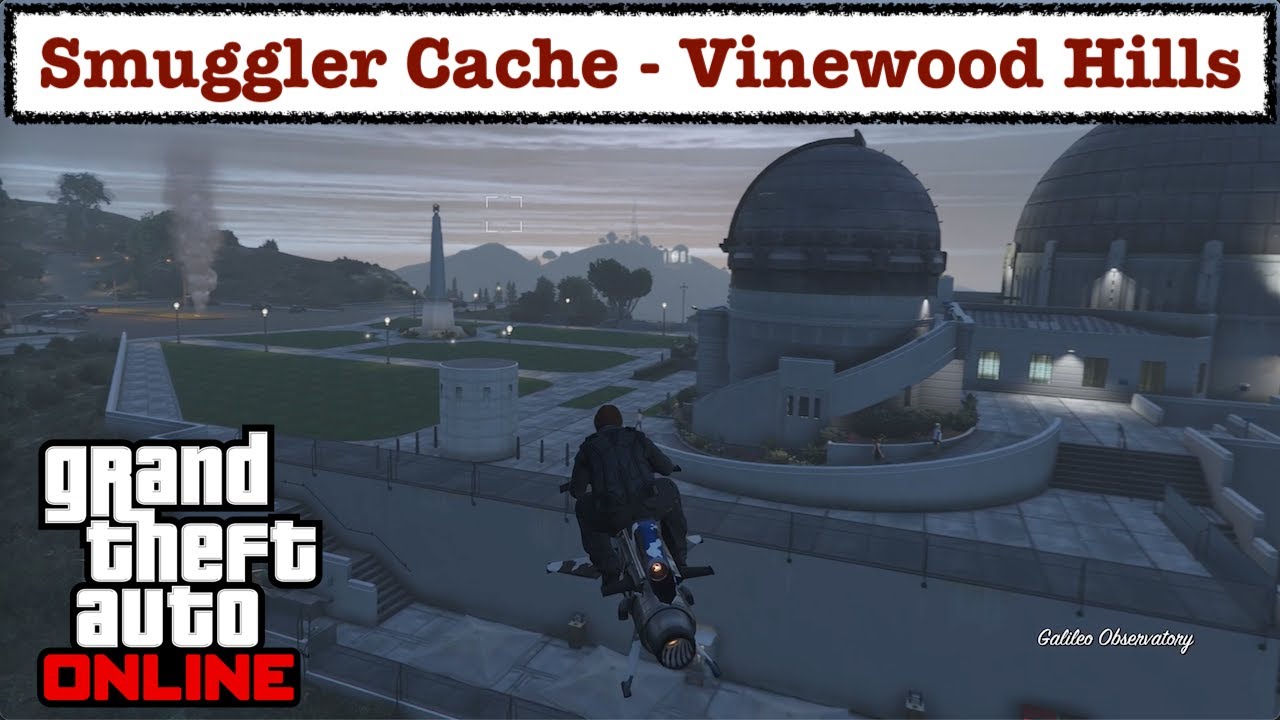 Vinewood Hills Flare trail - Smuggler Cache (GTA Online)