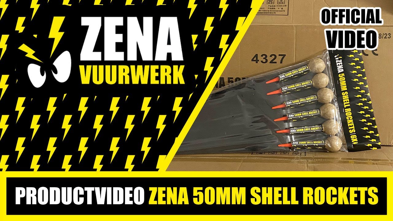 PRODUCT VIDEO | ZENA | ZENA 50MM SHELL ROCKETS | 4327
