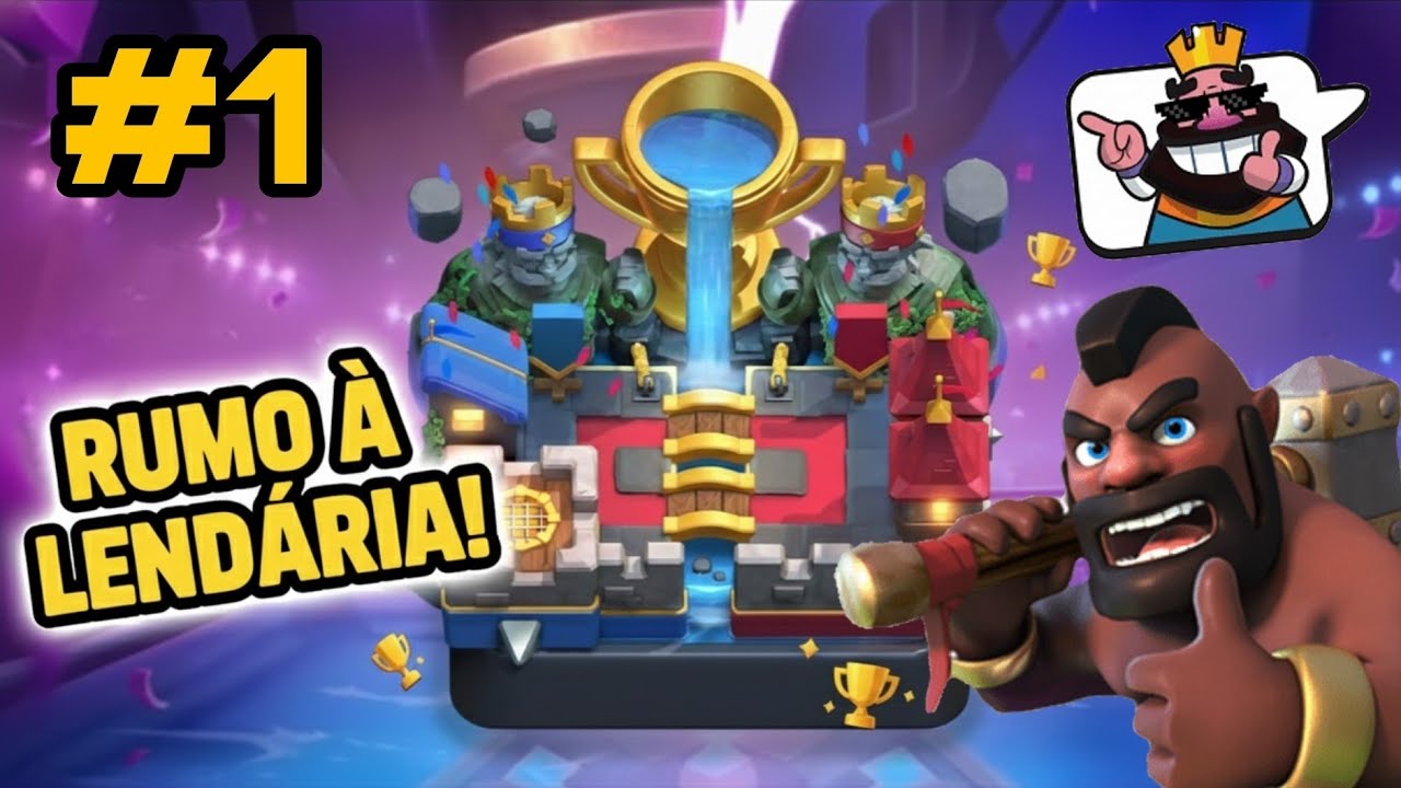 RUMO A ARENA LENDÁRIA, HOG 2.6 CLASH ROYALE!!!