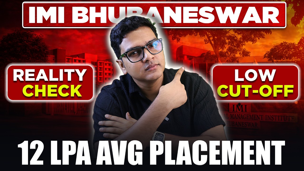 IMI Bhubaneswar Reality Check 2026 🔥 | Placement, Fees, Cutoff & Campus Reality 😱 | FAJLE JEE-CAT