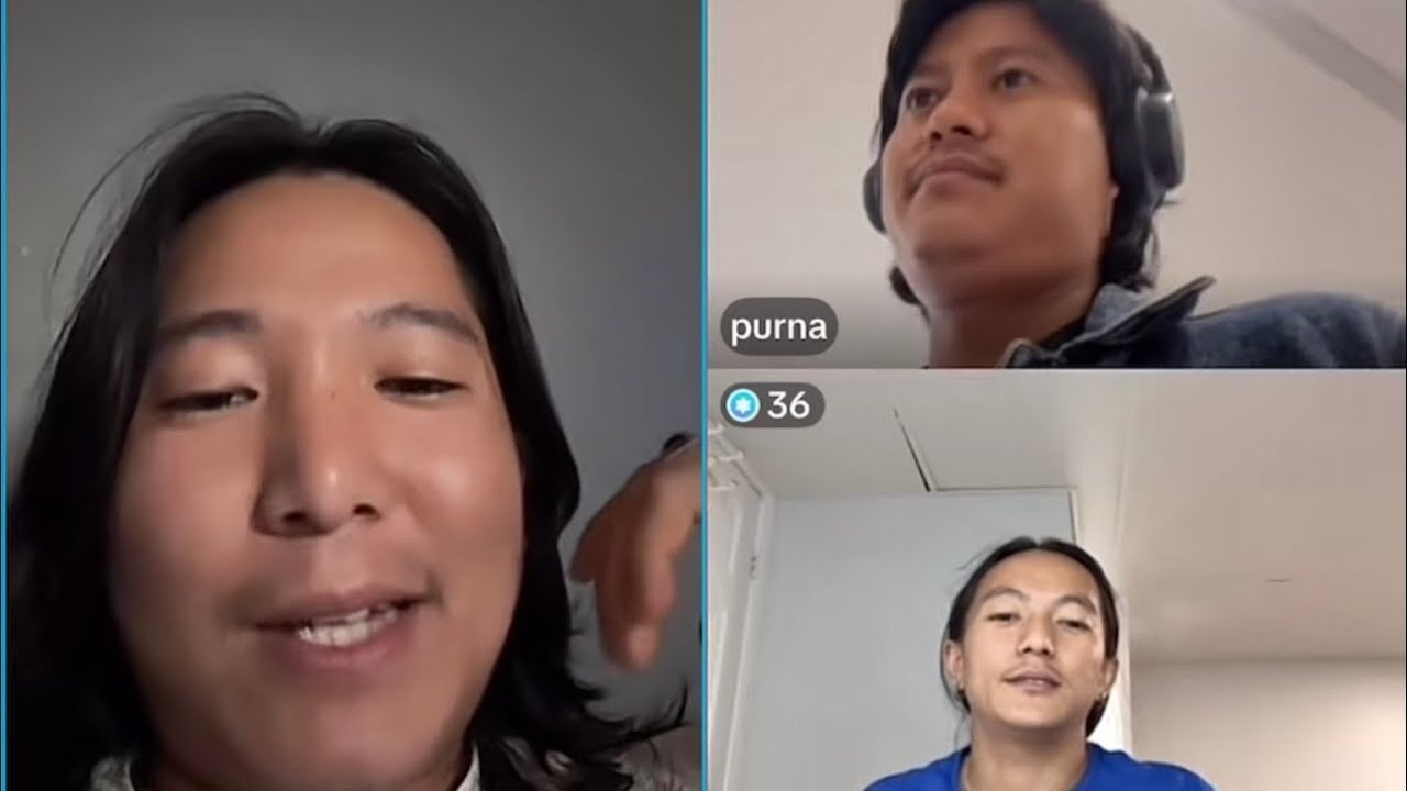 Purna Rai , Steve Rai , Mannu Myan live || TikTok ||