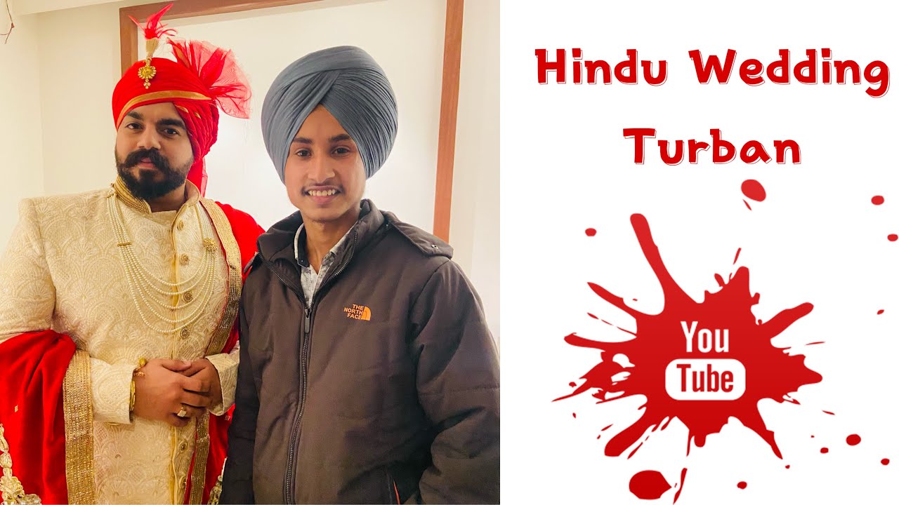 Hindu wedding Turban