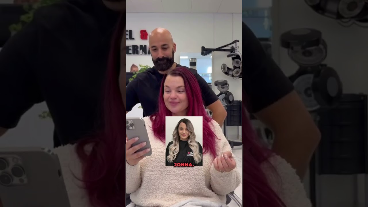 Jonna Lundell reagerar p&aring; alla sina gamla h&aring;rf&auml;rger - Michael & Fris&ouml;rerna #hair #hairmaster